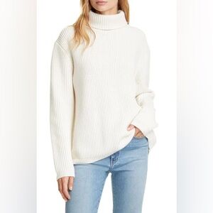 Jenni Kayne Ribbed Cashmere Turtleneck